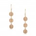 925 Sterling Silver Multi Drop Rose Gold Formal Earrings